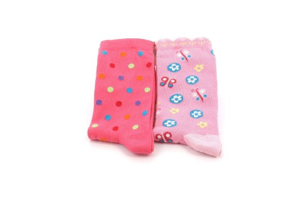 Παιδικό Καλτσάκι για Κορίτσι Ersa Χρώματος Ροζ 20183  2 Ζευγάρια