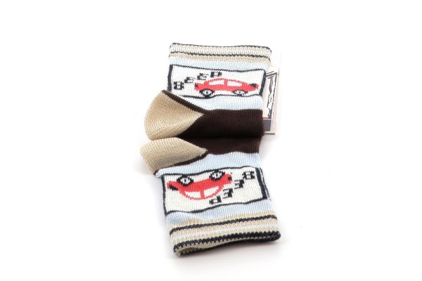 Children's Sock for Boy Smart Color Brown K955-COFFE