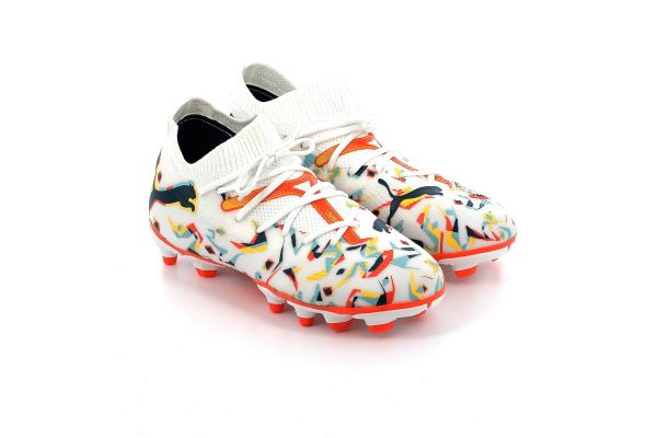 Ποδοσφαιρικό Παπούτσι για Αγόρι Puma Future 7 Match Creativity Fg/ag Jr Χρώματος Λευκό 107846-01