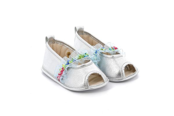 Hug Shoe for Girl Aba Color Silver E93132
