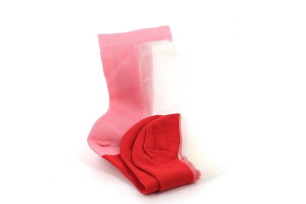 Γυναικείες Κάλτσες Wigglesteps Πολύχρωμες PINK-RED