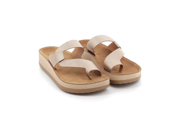 Women's Comfort Pantafla Parex Color Gold 11529023. RG