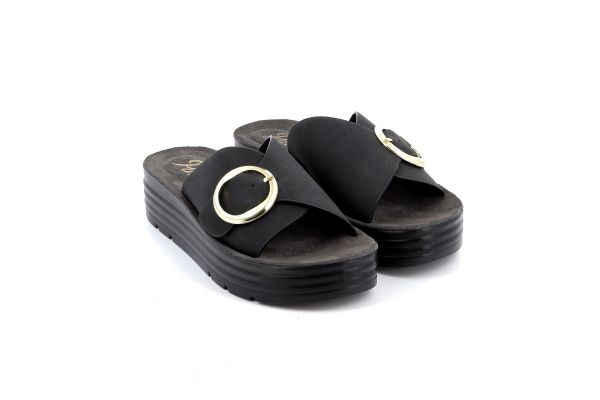 Female Mule Parex Color Black 12729005. B