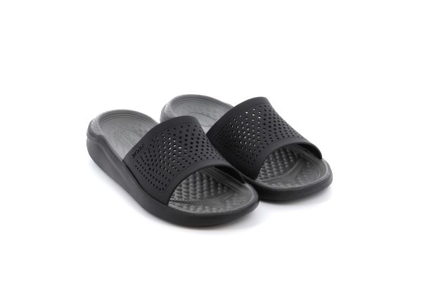 Men's Shayonara Crocs Literide Slide Anatomical Color Black 205183-0DD