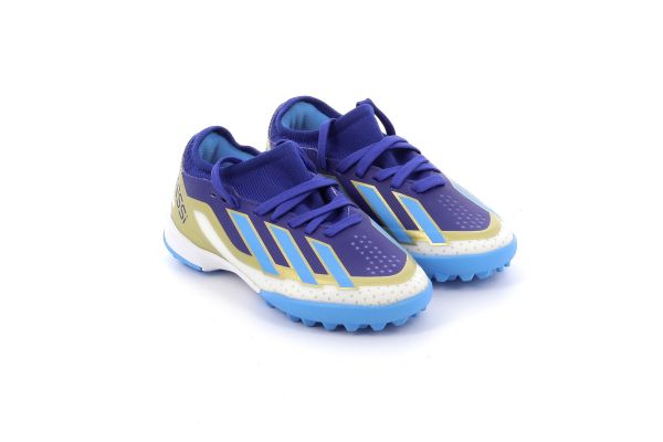 Ποδοσφαιρικό Παπούτσι για Αγόρι Adidas X Crazyfast League Tf J Messi Χρώματος Μπλε ID0716