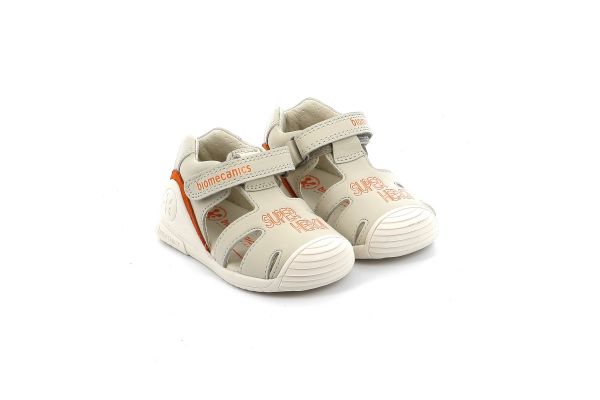 Παιδικό Κλειστό Πέδιλο για Αγόρι Biomecanics Sandalia Super Hero Ανατομικό Χρώματος Λευκό 242121-B