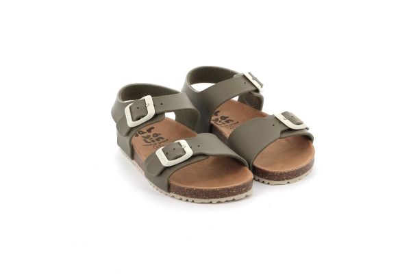 Παιδικό Πέδιλο για Αγόρι Garvalin Sandalia Bio Basic Χρώματος Χακί 242469-B