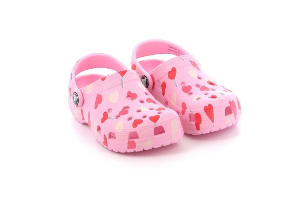 Παιδικό Σαμπό για Κορίτσι Crocs Classic Vday Clog K Ανατομικό Χρώματος Ροζ 209754-6S0