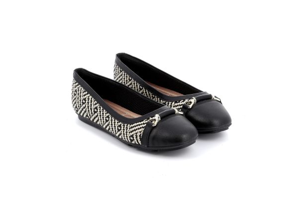 Γυναικεία Μπαλαρίνα Piccadilly Χρώματος Μαύρο 122012-2