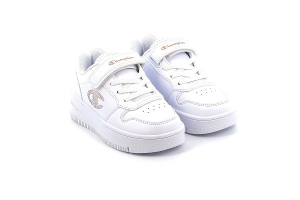 Παιδικό Χαμηλό Casual για Κορίτσι Champion Rd18 Plat Glitter G Ps Low Cut Shoe Χρώματος Λευκό S32830-WW008