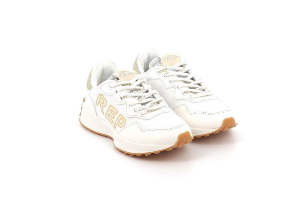 Children's Sports Shoe for Girl Replay Color White GBS73.000. C0002S