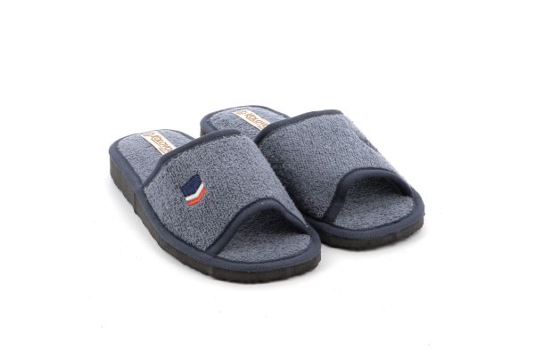 Ανδρική Πετσετέ Παντόφλα Kolovos Χρώματος Γκρι 04 GKRI