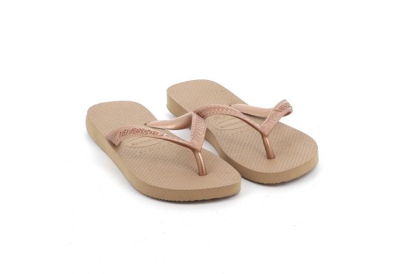 Γυναικεία Σαγιονάρα Havaianas Top Tiras Χρώματος Χρυσό 4137428-3581