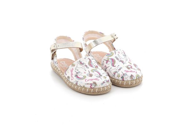 Παιδική Εσπαντρίγια για Κορίτσι Conguitos Unicorn Χρώματος Λευκό COSH215021