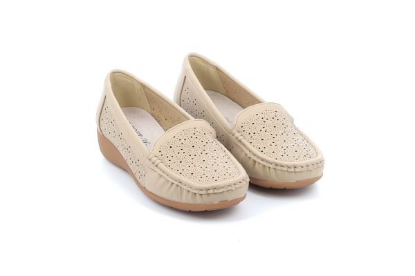 Women's Moccasini B-Soft Anatomical Color Beige 133-2