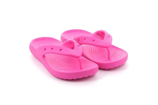 Γυναικεία Σαγιονάρα Crocs Classic Flip V2 Ανατομικό Χρώματος Φούξια 209402-6UB