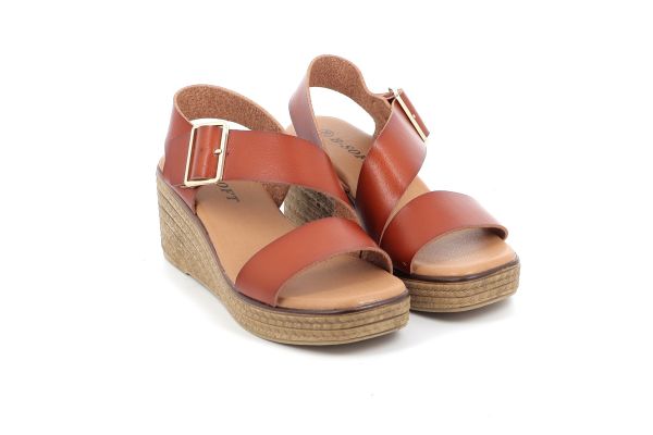 Γυναικείο Πέδιλο B-Soft Χρώματος Καφέ 2413