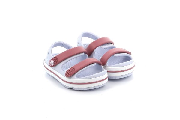 Children's Pedile for Girl Crocs Crocband Cruiser Sandal T Color Purple 209424-5AH