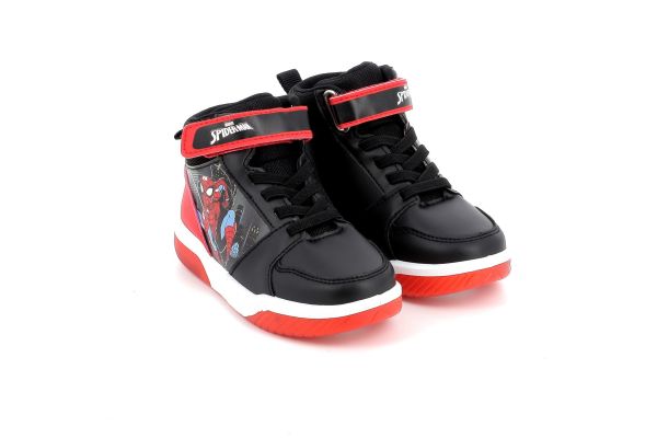 Kids Sports Boot for Marvel Spiderman Boy with Color Lights Black SP013005