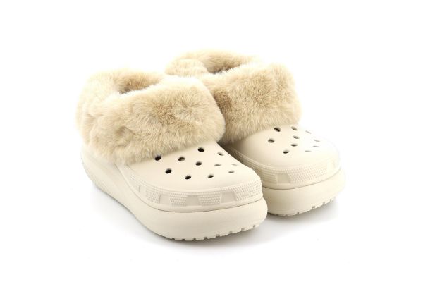Women's Sambo Crocs Securer Crush Color Beige 208446-2Y2