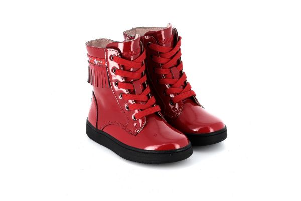 Children's Boot for Girl Lelli Kelly Frangetta Mix Color Red LKFH4364-RS01