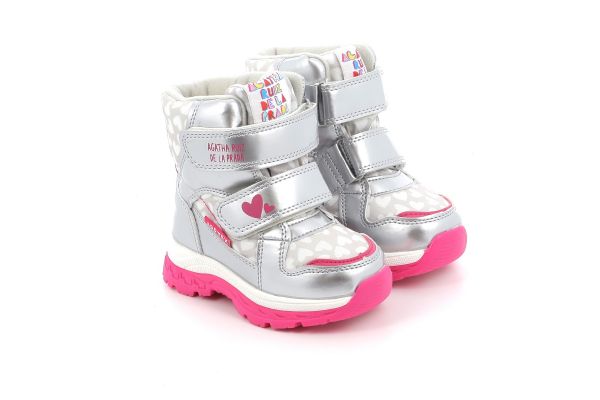 Children's Boot Apres Ski for Girl Agatha Ruiz De La Prada Color Silver 241990-B198