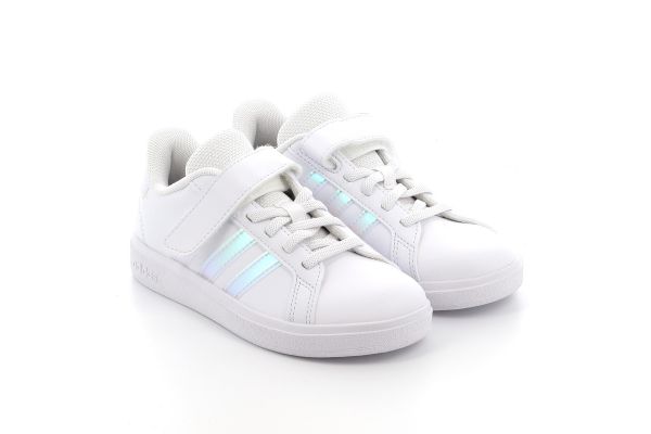 Παιδικό Αθλητικό Παπούτσι για Κορίτσι Adidas Grand Court 2.0 El C Χρώματος Λευκό IE3851