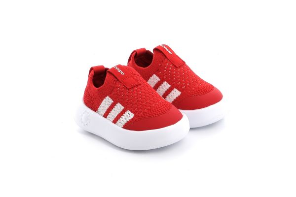 Child Sports Shoe Adidas Bubblecomfy I Color Red JI1609