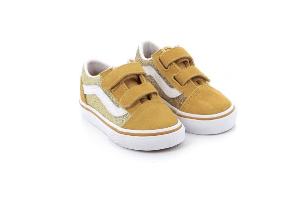 Children's Low Casual for Vans Old Skool Girl V Color Gold VN000CPZDFC1