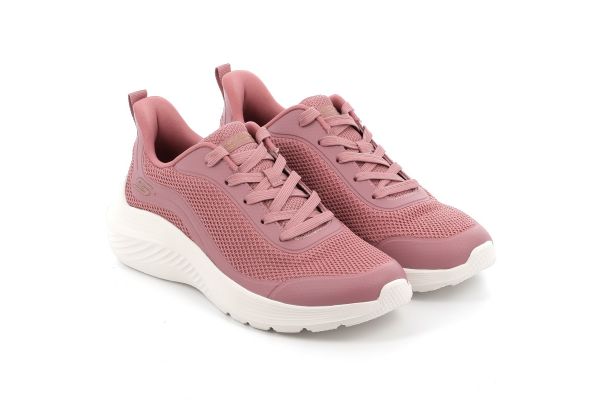 Γυναικείο Αθλητικό Παπούτσι Skechers BOBS Sport Squad Waves Χρώματος Ροζ 117483-ROS