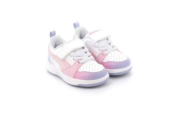 Παιδικό Αθλητικό Παπούτσι για Κορίτσι Puma Puma Rebound V6 Lo Χρώματος Λευκό 400595-01