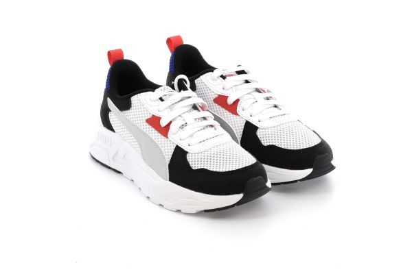 Children's Sports Shoe for Boy Puma Trinity Lite Mid 90s Jr Color White 400659-01