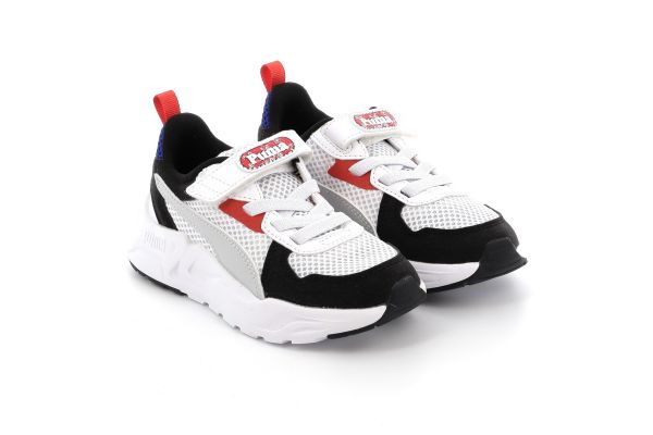 Children's Sports Shoe for Boy Puma Trinity Lite Mid 90s Ac+ps Color White 400660-01