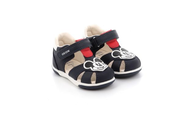 Παιδικό Κλειστό Πέδιλο για Αγόρι Geox Mickey Mouse Ανατομικό Χρώματος Μπλε B556ED 08554 C0735