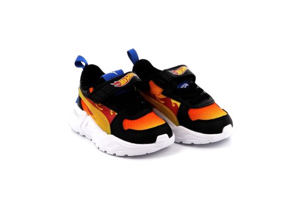 Children's Sports Shoe for Boy Puma Trinity Lite Hot Wheels AC+Info Color Black 401408-01