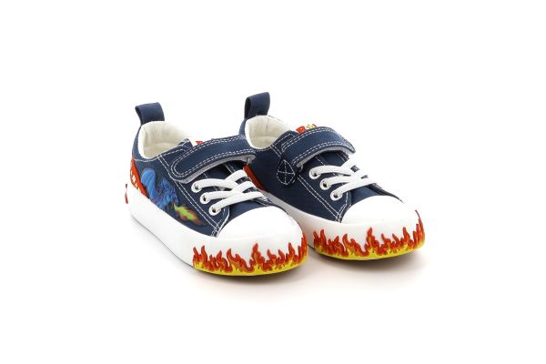 Παιδικό Χαμηλό Casual για Αγόρι Bull Boys Dragon 3 Scarpa Χρώματος Μπλε BBEA5080-BL01