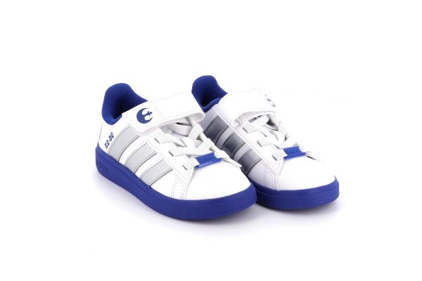 Children's Sports Shoe for Boy Adidas Droids Grand Court Color White IH1136
