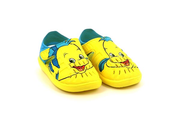 Children's Closed Pedilon for Boy Adidas Water Sandal Flounder I Color Yellow IH1231