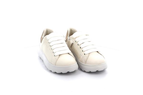 Παιδικό Χαμηλό Casual για Κορίτσι Geox J Puffypop A Ανατομικό Χρώματος Λευκό J55MRA 000BC C0588