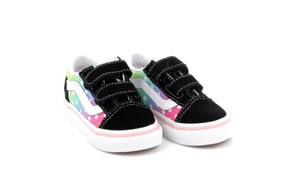 Παιδικό Χαμηλό Casual για Κορίτσι Vans Old Skool V Χρώματος Πολύχρωμο VN000CPZBOQ1