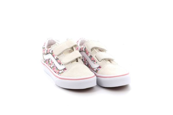 Παιδικό Χαμηλό Casual για Κορίτσι Vans Old Skool V Χρώματος Μπεζ VN000CYDCY71
