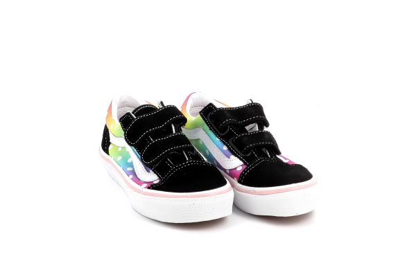 Παιδικό Χαμηλό Casual για Κορίτσι Vans Old Skool V Χρώματος Πολύχρωμο VN000CYWBML1
