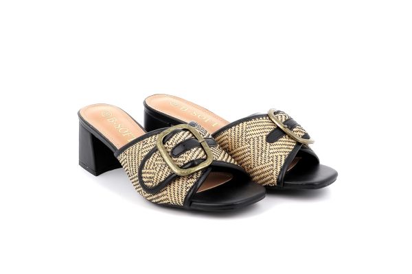 Γυναικείο Mule B-Soft Χρώματος Μαύρο 1719-33