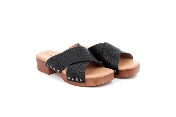 Γυναικείο Mule B-Soft Χρώματος Μαύρο 2506