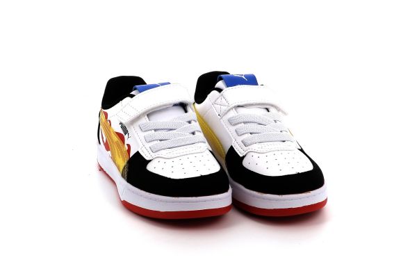 Παιδικό Αθλητικό Παπούτσι για Αγόρι Puma Caven 2.0 Hot Wheels AC+Ps Χρώματος Λευκό 401404-01
