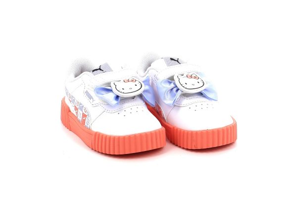 Παιδικό Αθλητικό Παπούτσι για Κορίτσι Puma Carina HK&FR V Inf Χρώματος Λευκό 401421-01