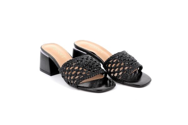 Γυναικείο Mule B-Soft Χρώματος Μαύρο 410-03