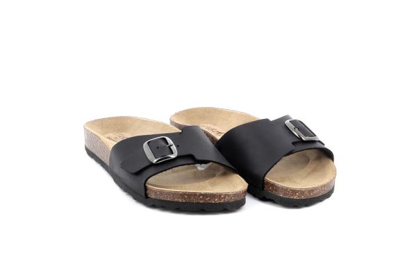 Women's Comfort Pantufla Natur A. B.Color Black 580-25017-29. 1