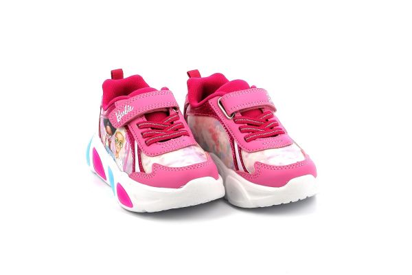 Παιδικό Αθλητικό Παπούτσι για Κορίτσι Mattel Barbie με Φωτάκια Χρώματος Ροζ BA003119