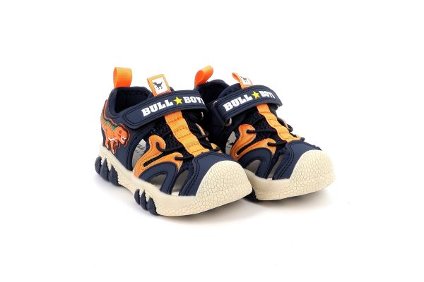 Children's Closed Pedal for Bull Boys T-Rex Boy with Color Light Blue DNCL50-BL01